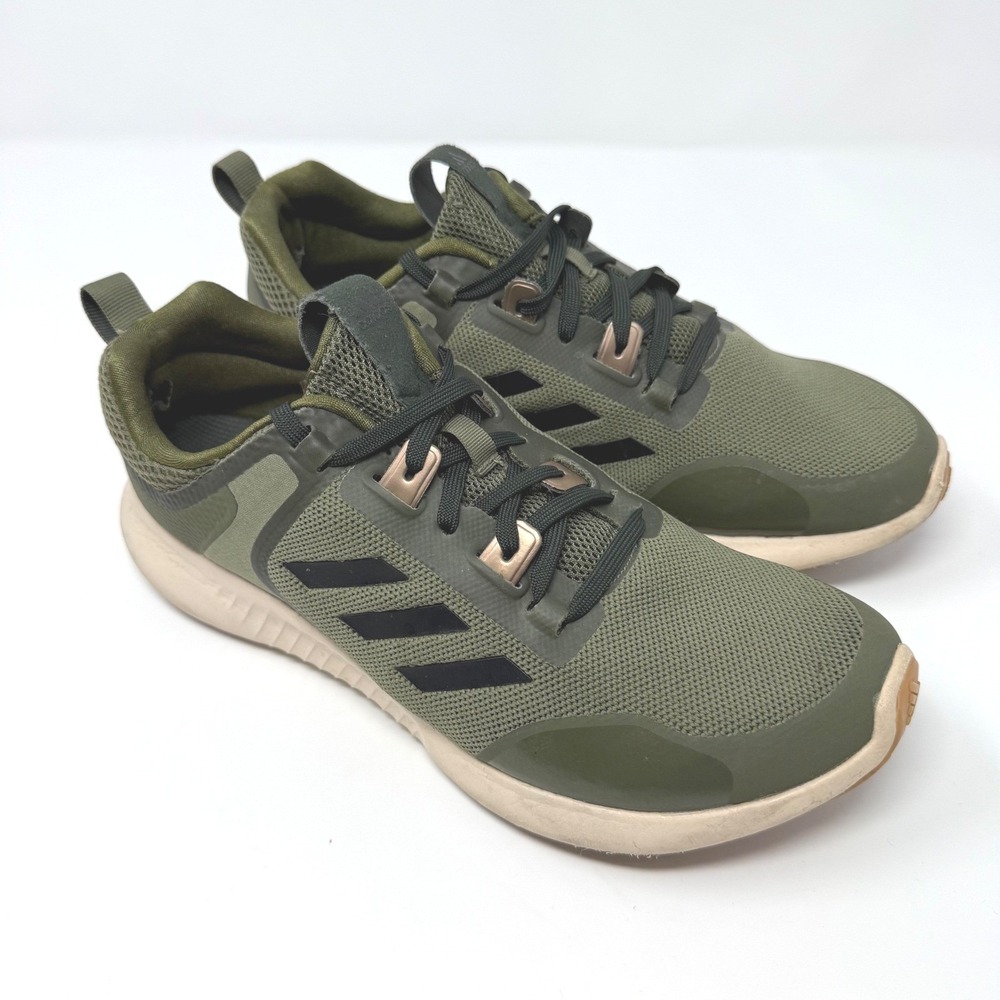 Adidas Edge Lux 3 Womens Size 9 Running Shoes Olive Green Black PWI 001001‎